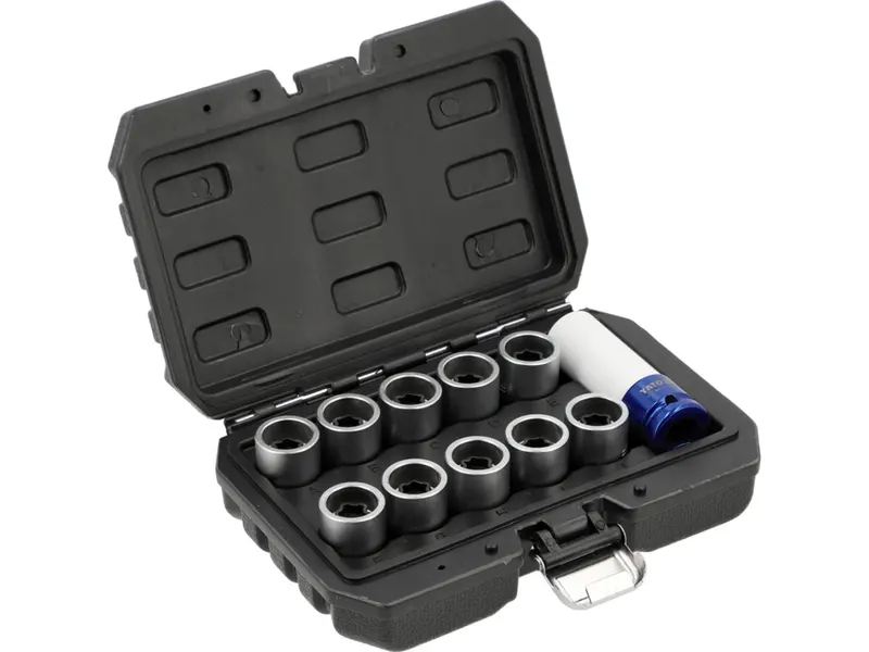 Набір головок YATO для колісних гайок TOYOTA з квадрат-1/2", компл.11шт [10]