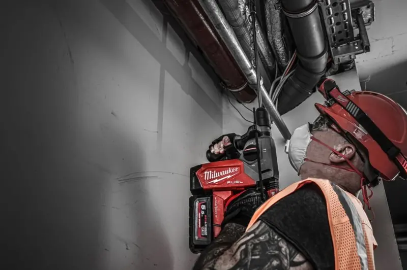 Перфоратор аккумуляторный бесщёточный SDS-PLUS MILWAUKEE M18 ONEFHX-552X — Photo 12