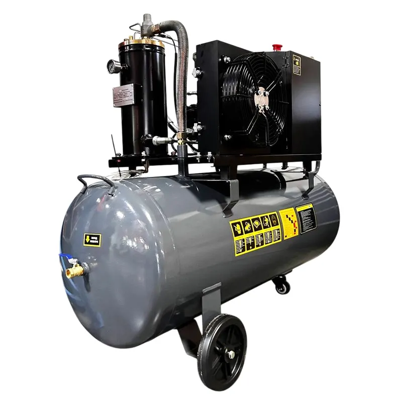 Гвинтовий повітряний компресор 200 л GTM DLG5.5V/inv масляний 380В/інвертор (DLG5.5V/inv) — Photo 1