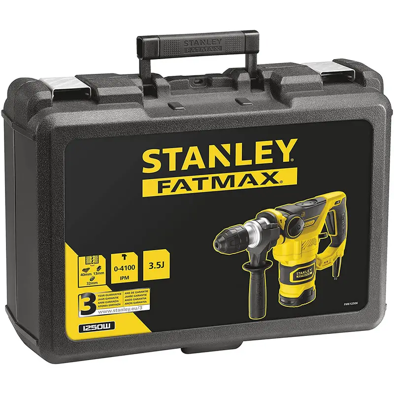 Перфоратор мережевий SDS-Plus STANLEY FATMAX FME1250K — Photo 2
