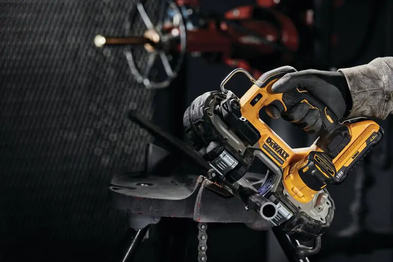 Пила стрічкова акумуляторна безщіткова DeWALT DCS377NT — Photo 15