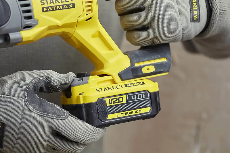 Перфоратор акумуляторний безщітковий SDS PLUS STANLEY FATMAX SFMCH900M22 — Photo 4