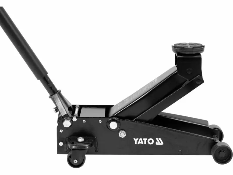 Домкрат гідравлічний підкатний YATO: навантаження- 3 т, межі підйому- 130- 465 мм [1] — Photo 2
