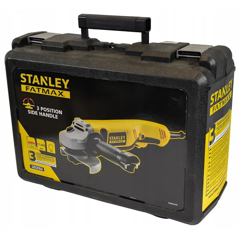 Шліфмашина кутова - болгарка мережева STANLEY FATMAX FMEG222K — Photo 6