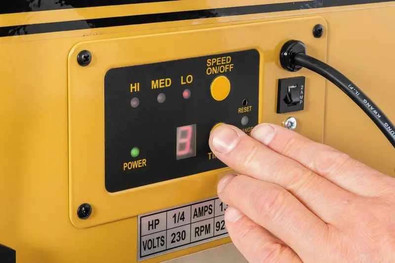 Блок фільтрації повітря POWERMATIC PM1200 : 230В 0,23(0,19)кВт. прод. 1140 1320 и 1620 м³/г. 5 мкм — Photo 7