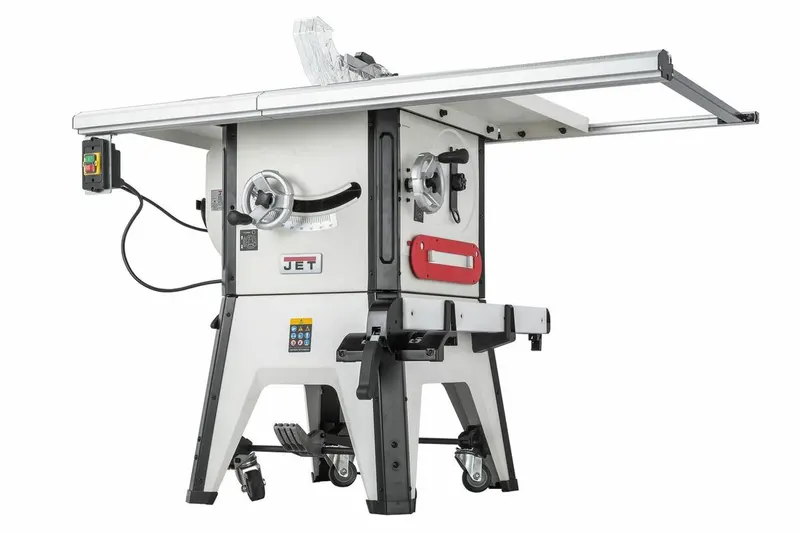 Циркулярна пила JET JLTS-10-T : 400В, 2,2(1,8)кВт, диск Ø=254/(16/30) мм 0-45°. роб. 685х512мм — Photo 2