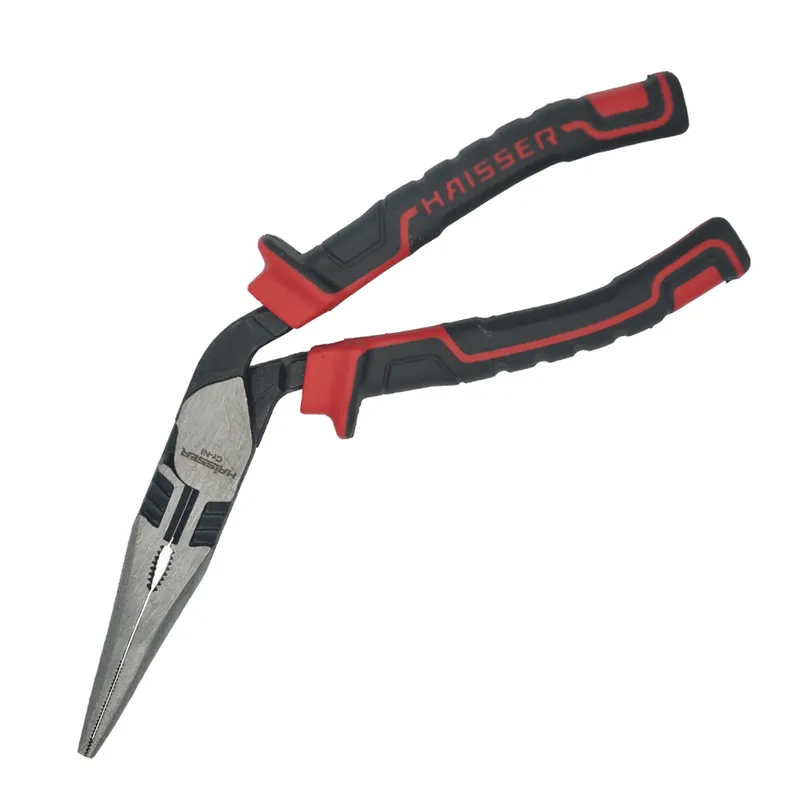 (41185) Довгогубці 200мм вигнуті Cr-Ni Blacken Polished 50%SAVE POWER HAISSER