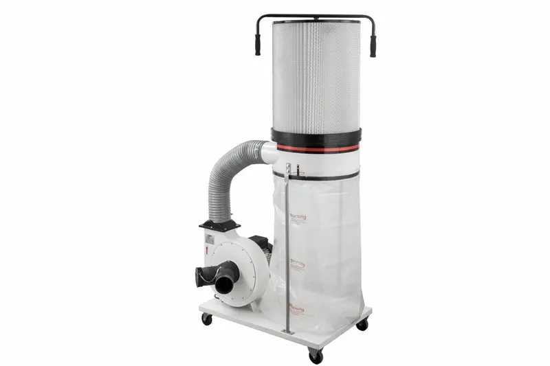 Витяжна устатковина JET DC-1200K-T : 400В, 1,5 (1.05) кВт; продукт.-1200м³/год,порох.збірV=150 л(2М)