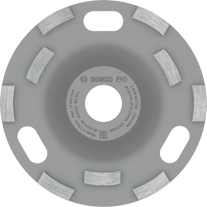 Алмазна чашка PRO for Concrete 125mm Aquarius Fast Removal