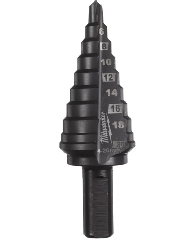 Свердло ступінчасте кобальтове ALCRN 4-20MM MILWAUKEE