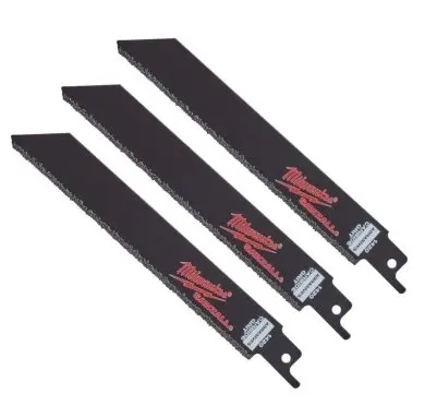 Полотно для шабельних пил TC GRIT MILWAUKEE, 150мм, (3шт), (замена на 48471420)