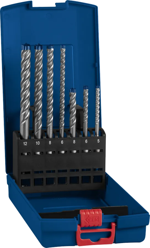 7 Бурів SDS plus-7X д / арм.бетона 5,6,8x115мм, 8,10,12x165мм, НАБІР EXPERT