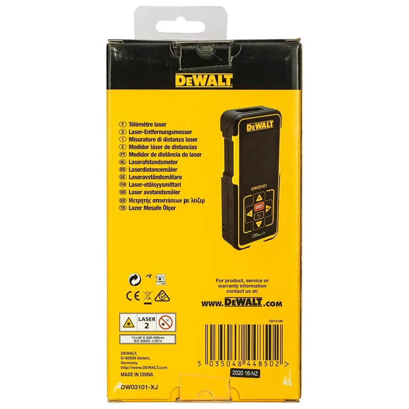 Далекомір лазерний DeWALT DW03101 — Photo 5