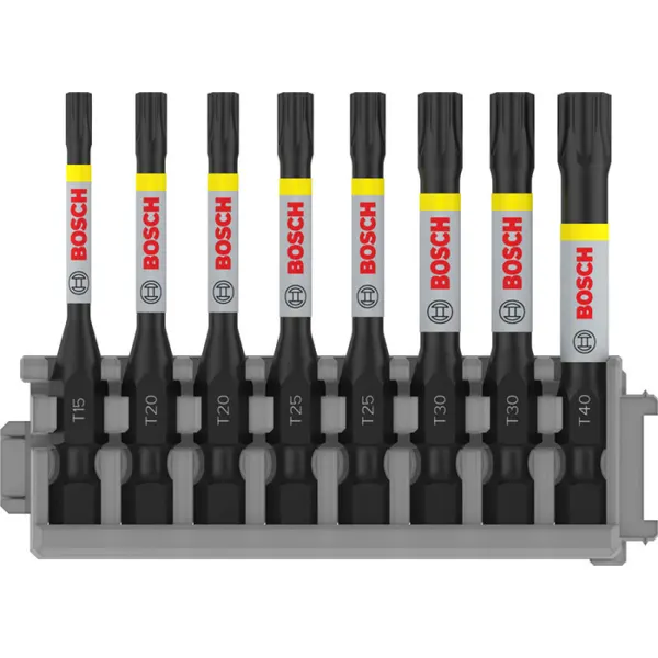 PRO Касета ударних біт Impact Control 50 мм T15, T20 (2шт), T25 (2шт), T30 (2шт), T40
