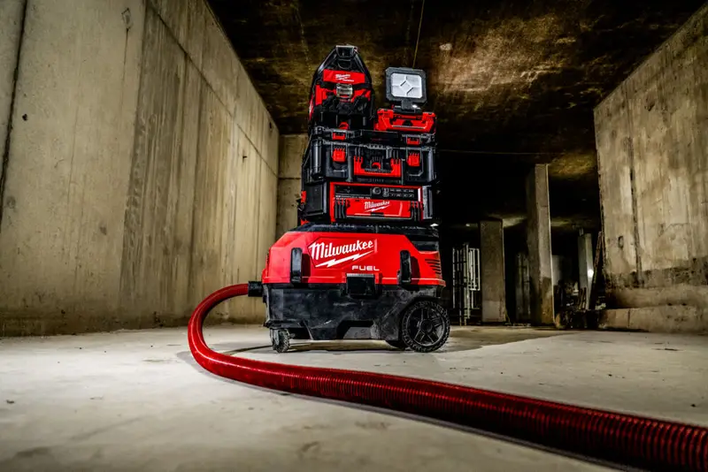 Пилосос-гібрид акумуляторний/мережевий PACKOUT MILWAUKEE, M18/220 ONEF2VC34M-0 AC/DC, 34л M-класс — Photo 7