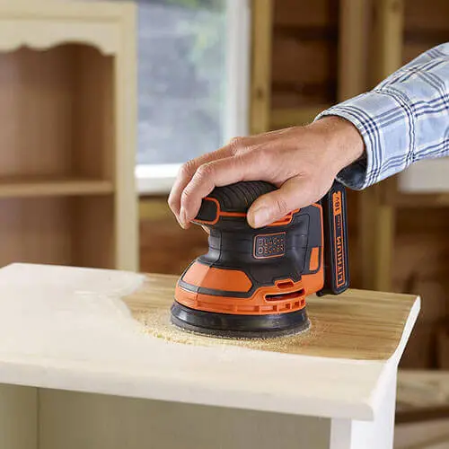Шліфмашина ексцентрикова акумуляторна BLACK+DECKER BDCROS18 — Photo 3