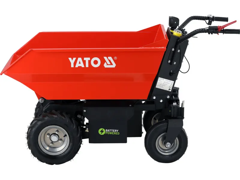 Самоскид-міні YATO P= 1 кВт, від акумул. свинц-кисл- 48 В, 32 АГод вантажопід- 500 кг, швидк.- 5,3