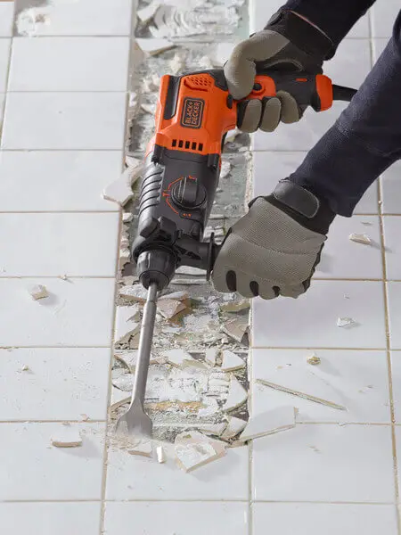 Перфоратор мережевий SDS-Plus BLACK+DECKER BEHS01 — Photo 7