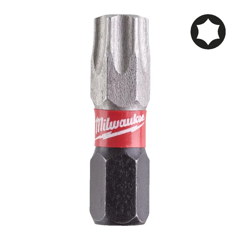 Біта SHOCKWAVE MILWAUKEE, TX40, 25мм, (25шт) — Photo 2