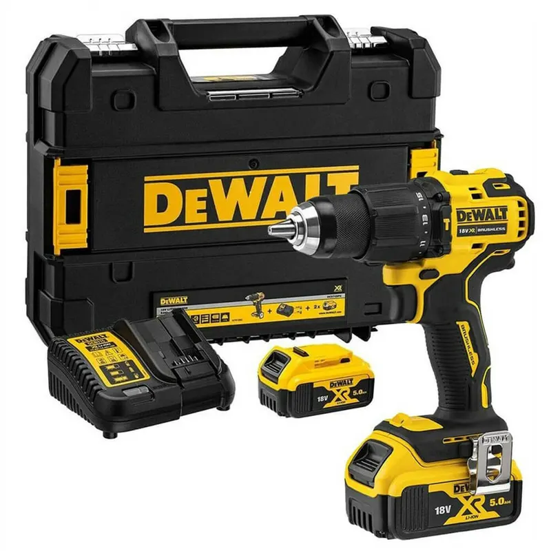 Дриль-шурупокрут акумуляторний безщітковий ударний DeWALT DCD709P2T — Photo 1