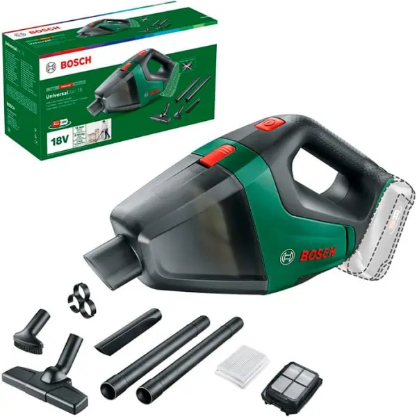 Акумуляторний пилосмок Bosch UniversalVac 18 (Baretool)