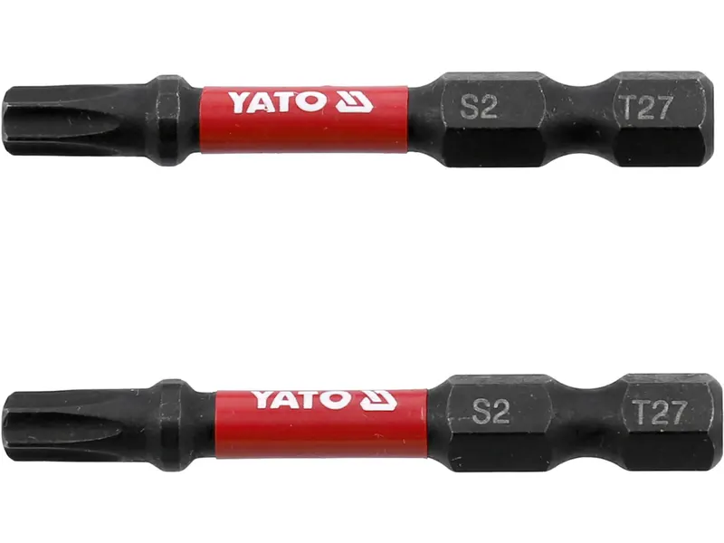 Насадка викруткова ударна YATO TORX T27 х 50 мм. HEX 1/4", 2 шт.[10]