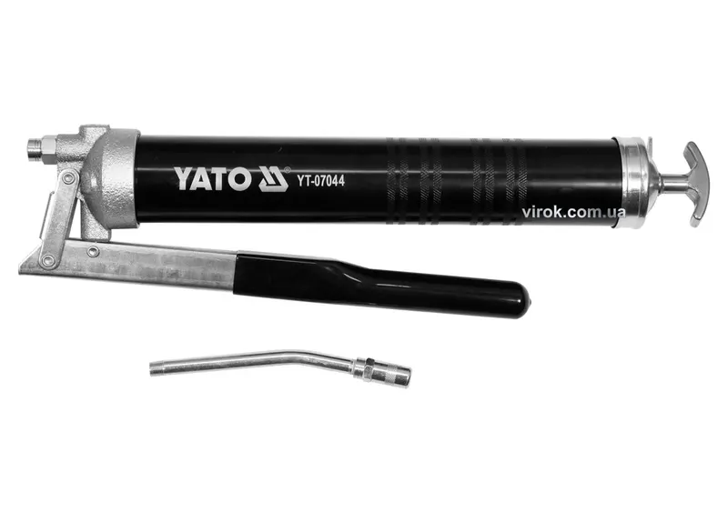 Шприц мастильний YATO, 600 см³, 31- 70 MPa. з жорстким аплікатором [6/144]