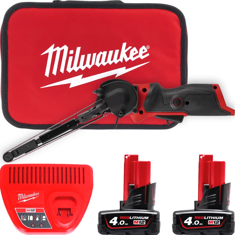 Стрічкова шліфувальна машина 13мм M12 FBFL13-402В MILWAUKEE 
