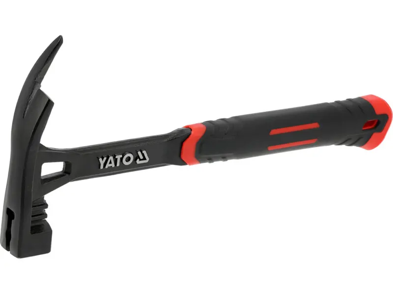 Молоток сталевий монолітний YATO m= 600 г, l= 345 мм [6/18]