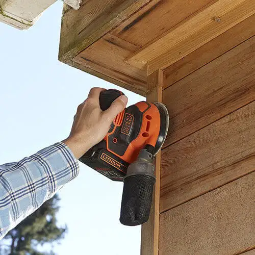 Шліфмашина ексцентрикова акумуляторна BLACK+DECKER BDCROS18 — Photo 5