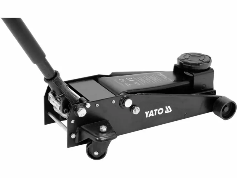 Домкрат гідравлічний підкатний YATO: навантаження- 3 т, межі підйому- 130- 465 мм [1] — Photo 3