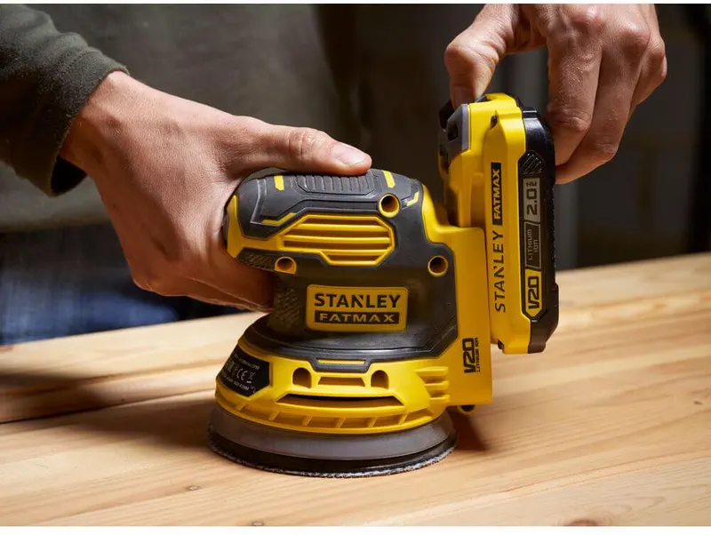 Шліфмашина ексцентрикова акумуляторна безщіткова STANLEY FATMAX SFMCW220D1S — Photo 13