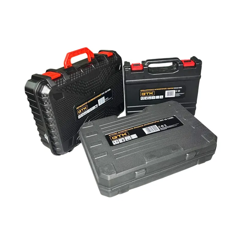 Набір акумуляторного інструменту GTM 18V КШМ AGC18/125BL, шурупокрут DSI18/60BL, перфоратор RHC18/26BL, ліхтар FLС18/1500 (PROMO_5) — Photo 1