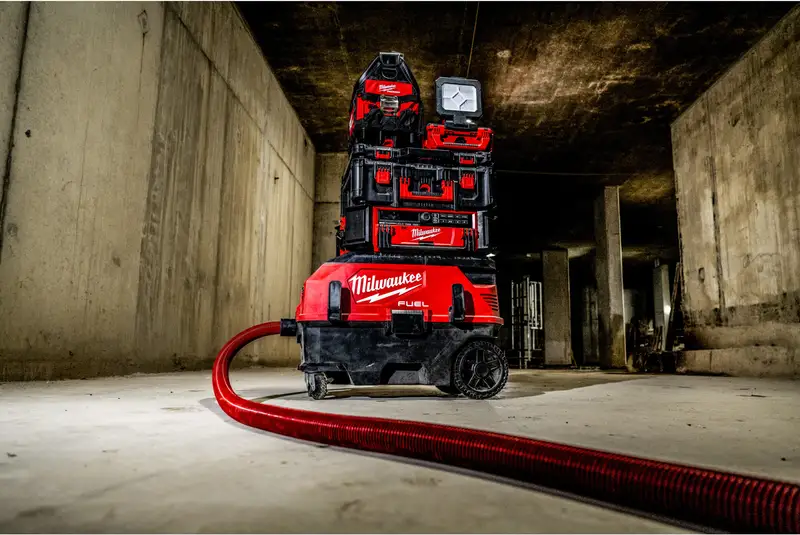 Пилосос-гібрид акумуляторний/мережевий PACKOUT MILWAUKEE, M18/220 ONEF2VC34M-0 AC/DC, 34л M-класс — Photo 6