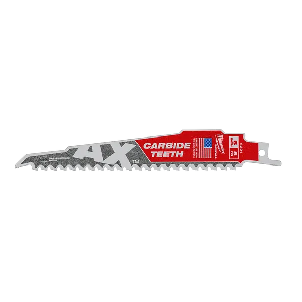 Полотно для шабельних пил AX CARBIDE MILWAUKEE, 150х5мм, (деревина з цвяхами)