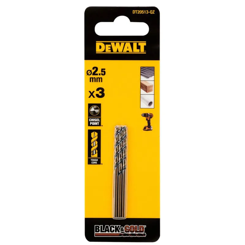Свердло по металу Black &amp; Gold DeWALT DT20513