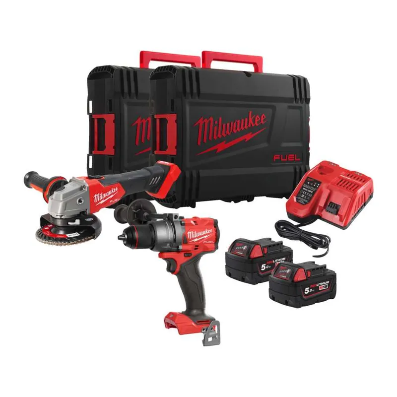 Набір акумуляторних інструментів Milwaukee M18FPP2E3-502X — Photo 2