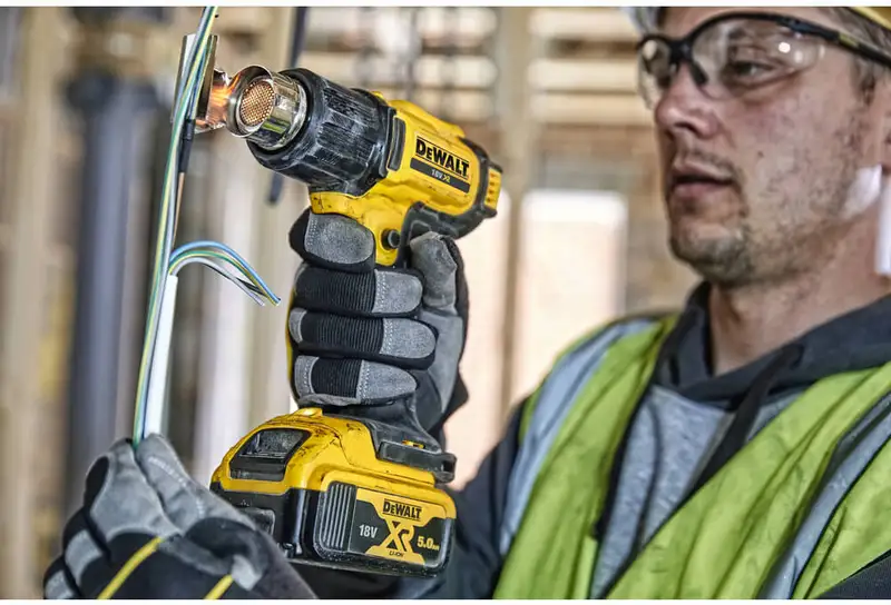 Пістолет гарячого повітря - фен акумуляторний DeWALT DCE530N — Photo 6