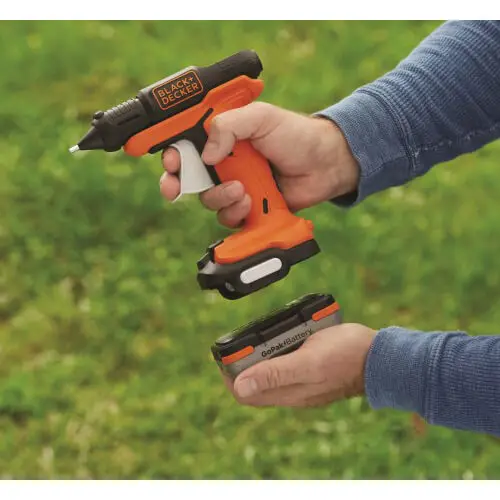 Пістолет клейовий акумуляторний BLACK+DECKER BDCGG12N — Photo 1
