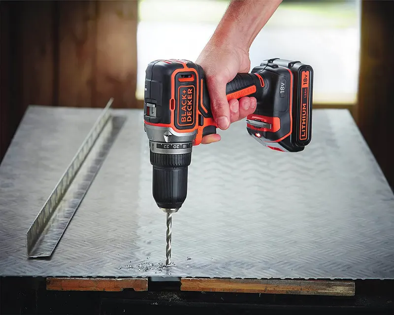 Дриль-шурупокрут акумуляторний безщітковий BLACK+DECKER BL186KB — Photo 6