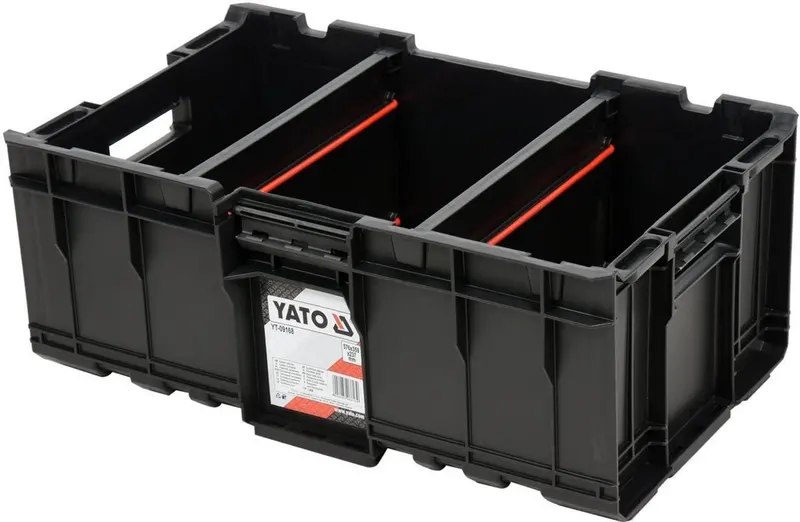 Ящик для інструментів YATO модульний до YT-09166, 576х359х237 мм, з пластика