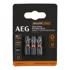 Біта ударна AEG AAK252PZ3, PZ3, 25мм (3шт)