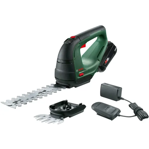 Акумуляторні ножиці для трави Bosch AdvancedShear 18V-10 + (1х Акумулятор PBA 18V 2,0Ah + Зарядний пристрій)
