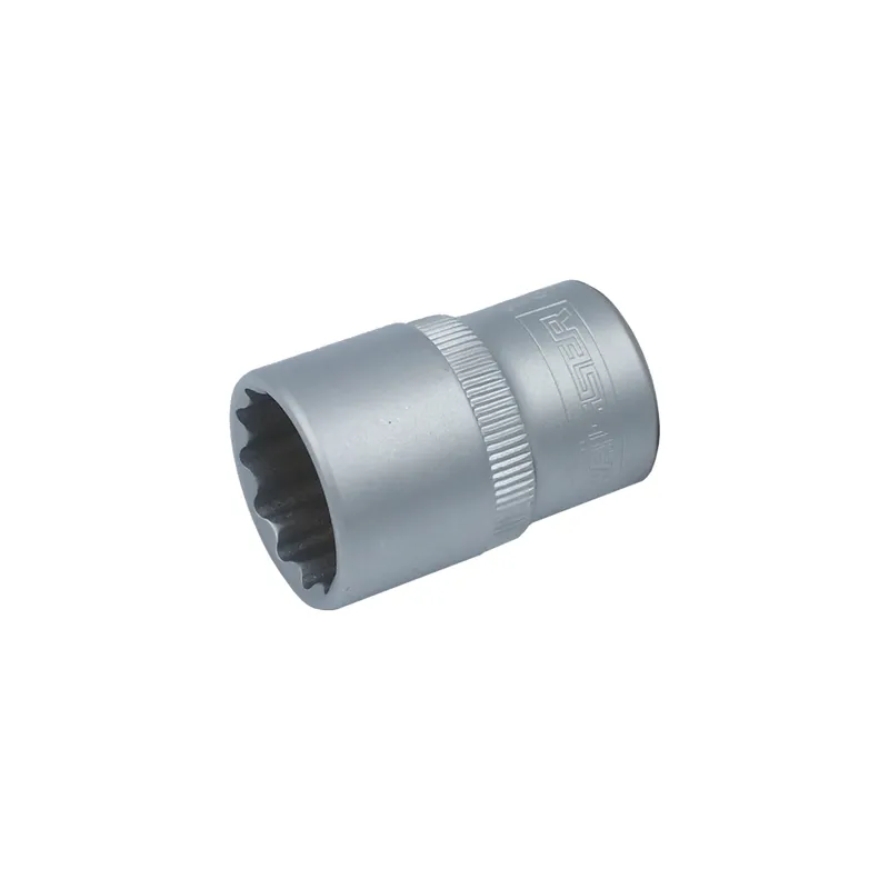 (70150) Головка торцева дванадцятигранна 1/2" сатин 17ммx38мм HAISSER