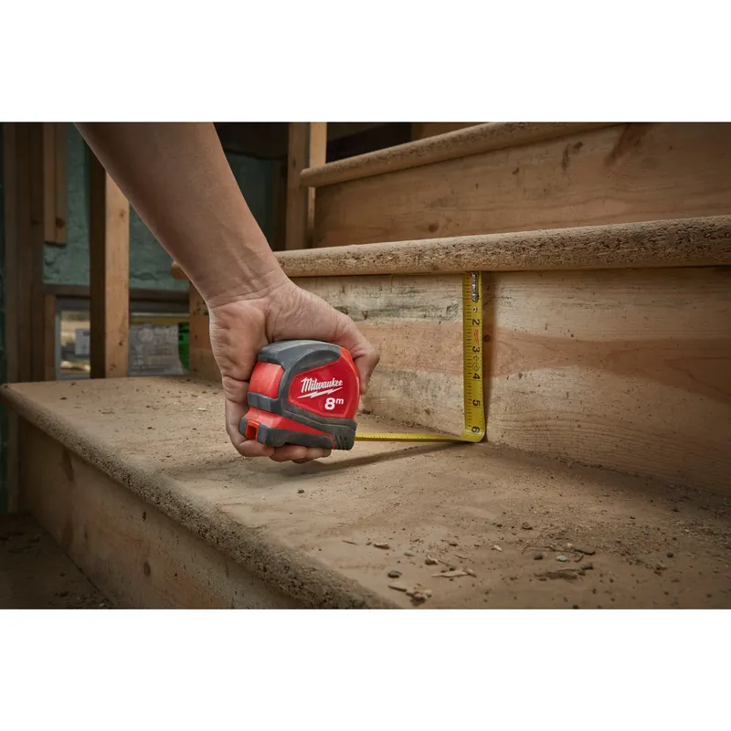 Рулетка Pro Compact MILWAUKEE, 8м, ( 25мм) — Photo 6