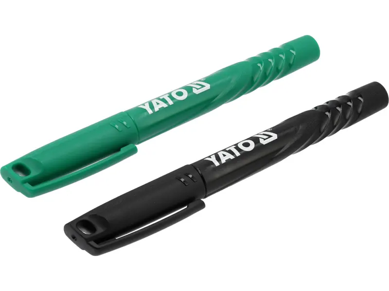Маркери технічні YATO 2 шт, чорний і зелений
