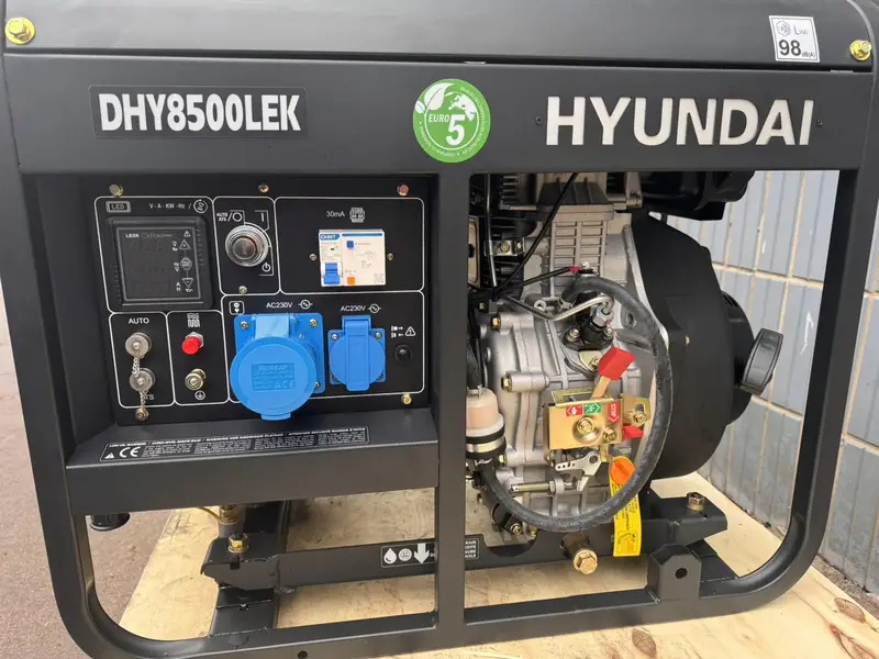 Генератор дизельний Hyundai DHY 8500LEK — Photo 3