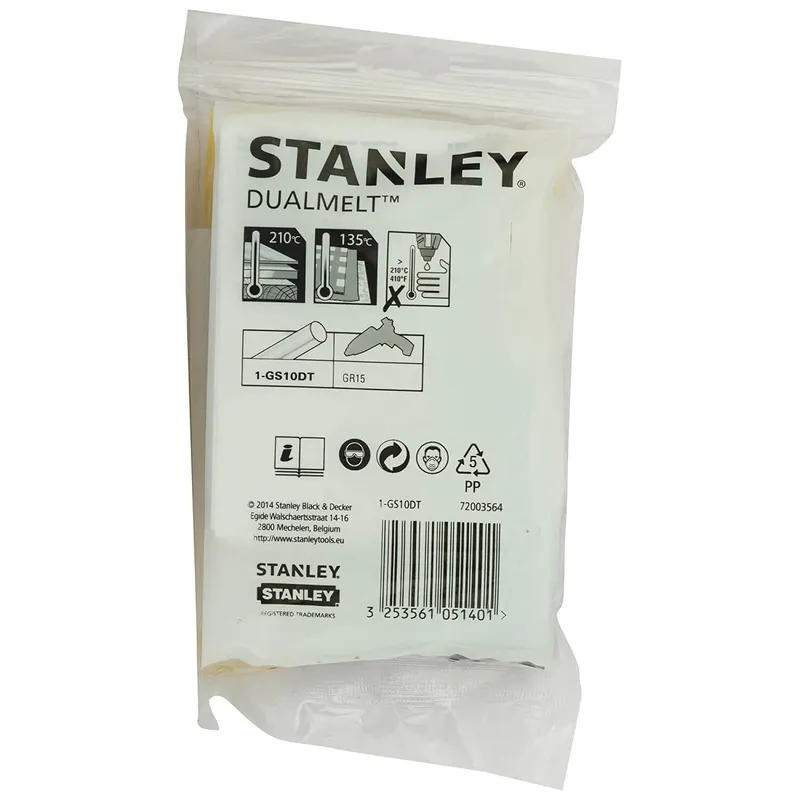Термоклей DualTemp діаметром 7 мм, двутемпературний для клейового пістолета STANLEY 1-GS10DT — Photo 1