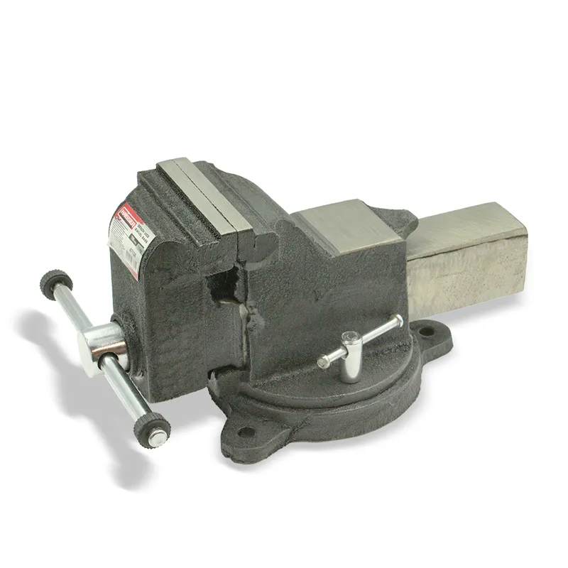 Лещата верстатні поворотні SG Iron 100мм, 7.5кг HAISSER 47138