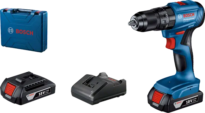 Акумуляторний ударний дриль-шуруповерт Bosch Professional GSB 185-Li — Photo 1